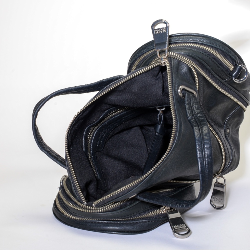 Marc New York Black Leather  Bag - Picture 3 of 6
